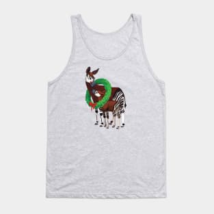 Okapi Family Wreath Tank Top